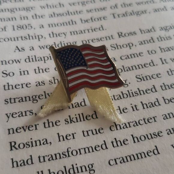 Vintage American Flag Pin - Picture 1 of 4